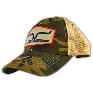 Kimes Ranch Vintage Trucker Kimes Patch Camo Snapback Hat